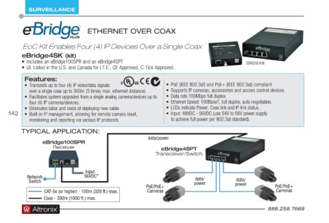 EOC-POE-KIT, POE, Power, Ethernet, Over